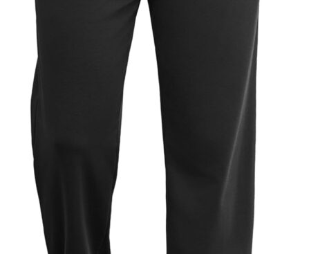 COOFANDY Men’s Cotton Sweatpants Open Bottom Lounge Pants Lightweight Casual Jogger Pants with Pockets