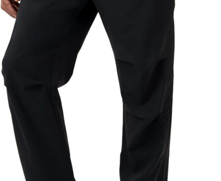 maamgic Men’s Sweatpants Joggers with Zipper Pockets, 4-Way Stretch Quick Dry Lightweight Athletic Hiking Pants