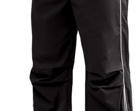 QTE Men’s Baggy Track Pants Streetwear Pants Drawstring Letter Pockets Casual Trousers