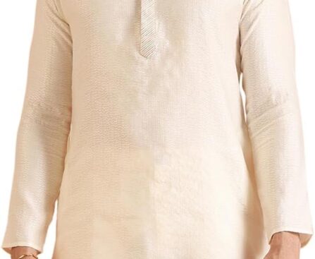 KISAH Men’s Kurta – Traditional Indian Ethnic Wear for Men – Ideal for Weddings, Festivals & Celebrations