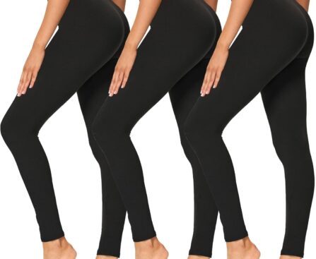 High Waisted Leggings for Women – Soft Athletic Tummy Control Yoga Pants for Cycling Dance Tights