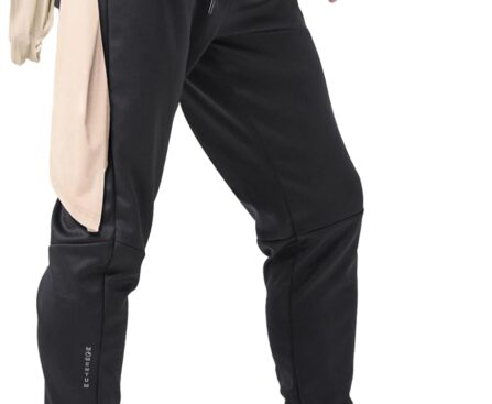 Born Tough Mens Workout Joggers Pants, Tapered Bodybuilding Gym Joggers, Athletic Running Sweatpants with Zipper Pockets