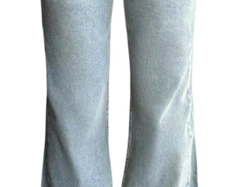 GORGLITTER Girl’s Baggy Jeans Cute Low Rise Wide Leg High Waisted Denim Pants Bottoms Trouser with Pockets Casual