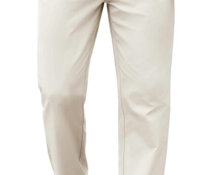 COOFANDY Mens Casual Chino Pants Elastic Waist Lightweight Trousers Classic-Fit Business Dress Pants with Pockets