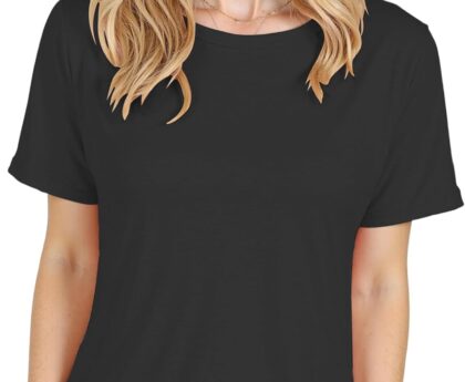 Short Sleeve Shirts for Women Crew Neck Basic Tee – Fashion Summer Spring Tops – Oversized T Shirts for Women