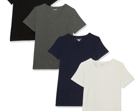 Amazon Essentials Women’s Regular-Fit Short-Sleeve Crewneck T-Shirt