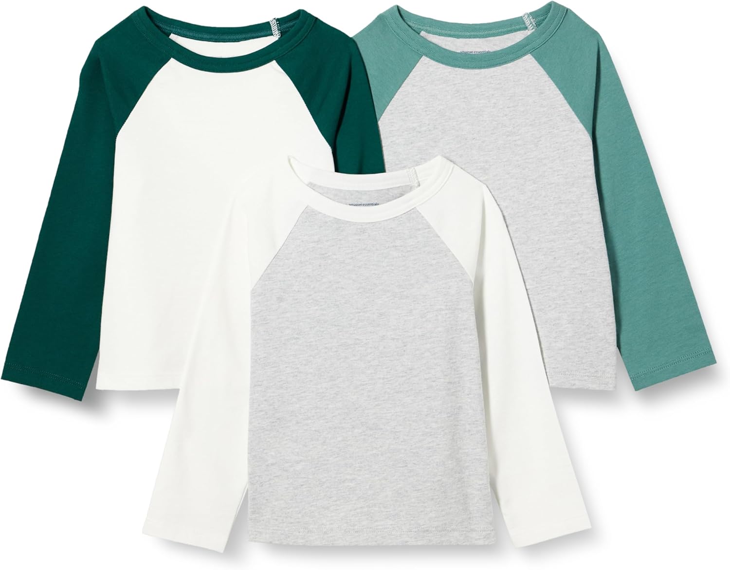 Amazon Essentials Boys Long Sleeve Cotton T-Shirts