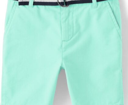 The Children’s Place Boys Belted Chino Shorts