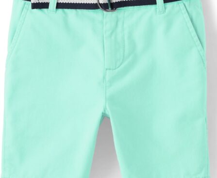 The Children’s Place Boys Belted Chino Shorts