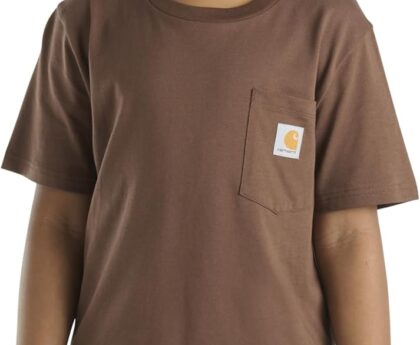Carhartt Kid’s CA6655 Short-Sleeve Pocket T-Shirt – Unisex