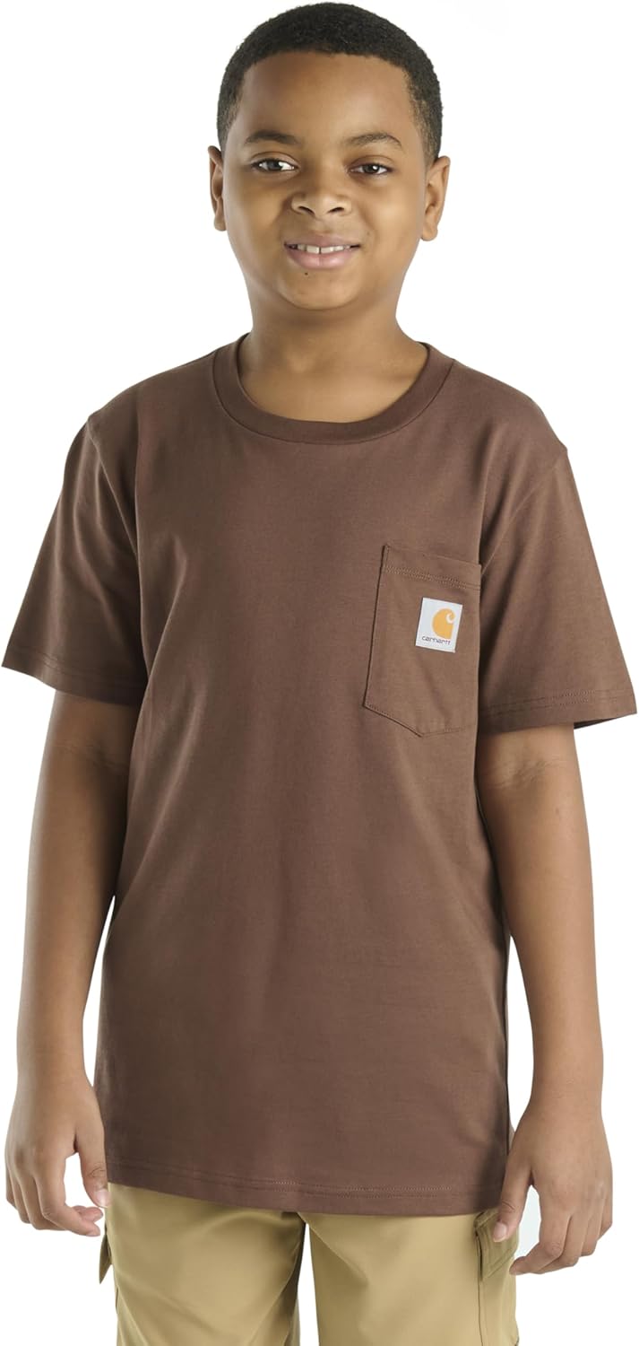 Carhartt Kid’s CA6655 Short-Sleeve Pocket T-Shirt – Unisex