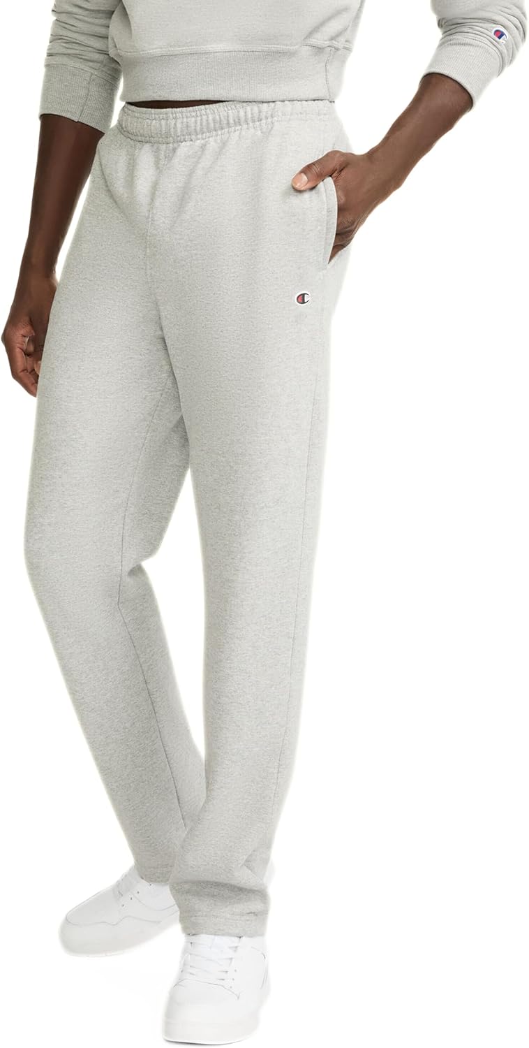 Champion Men’s Sweatpants, Fleece, Open-bottom Sweatpants for Men (Reg. Or Big & Tall)