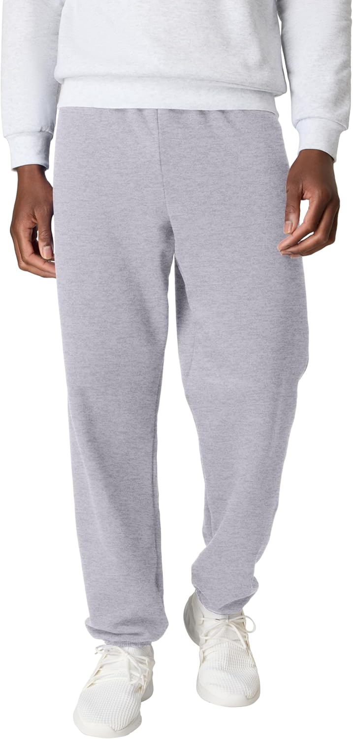 Hanes Men’s Ecosmart Best Sweatpants, Athletic Lounge Pants with C”ed Cuffs