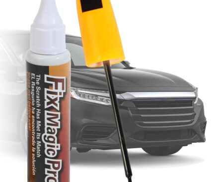 Zlirfy Touch Up Paint Pen,Car Scratch Remover for Deep Scratches,Two-In-One Car Paint Scratch Repair Pen,Car Accessories Car Paint Pen Car Touch Up Paint,Car Scratch Remover for Deep Scratches (Black)