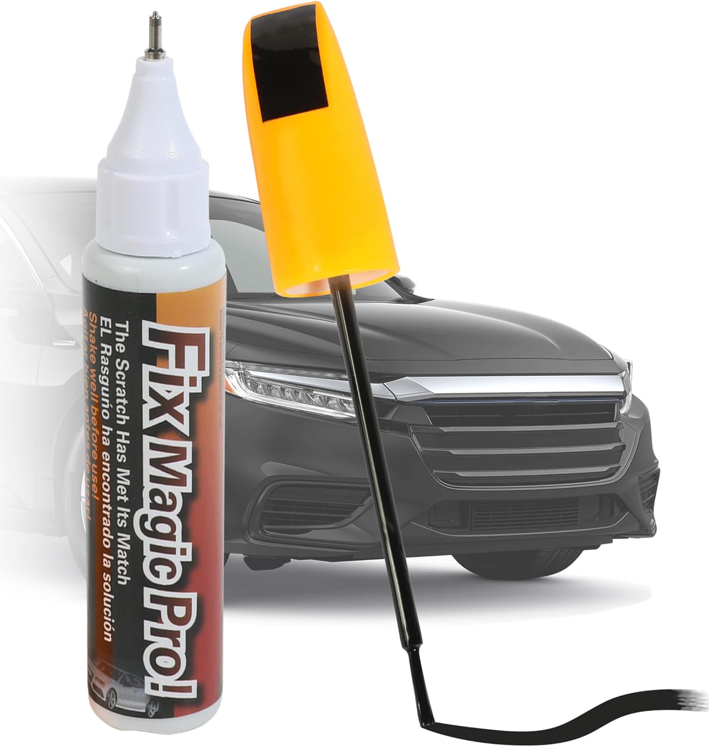 Zlirfy Touch Up Paint Pen,Car Scratch Remover for Deep Scratches,Two-In-One Car Paint Scratch Repair Pen,Car Accessories Car Paint Pen Car Touch Up Paint,Car Scratch Remover for Deep Scratches (Black)