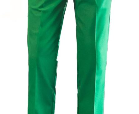 UNINUKOO Mens Classic Suit Pants Straight Fit Modern Formal Dress Pants Separate Trousers