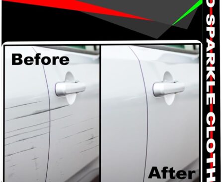 2 Pack Car Scratches Remover, Nano Sparkle Cloth for Car Scratchess, Easily Repair Paint Scratches and Water Spots, Gray