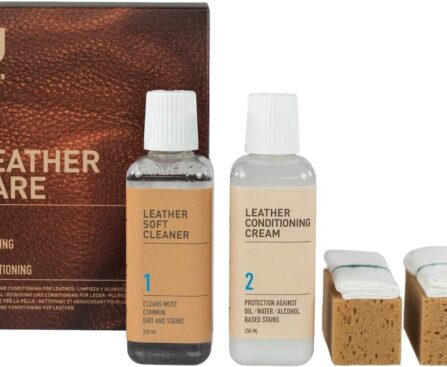 UNITERS Leather Care KIT Cleaning and Conditioning (250ml) – Leather Cleaning Kit with Leather Soft Cleaner and Leather Conditioning Cream for Furniture, Upholstery, Shoe, Bags, and Car Interior