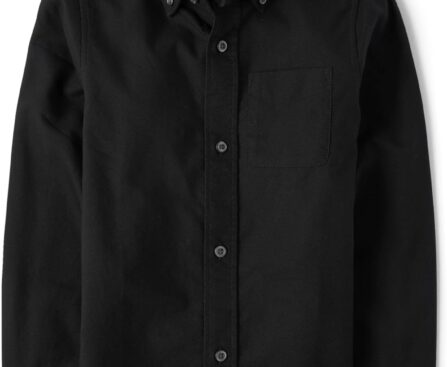 The Children’s Place Boys Long Sleeve Oxford Button Down Shirt