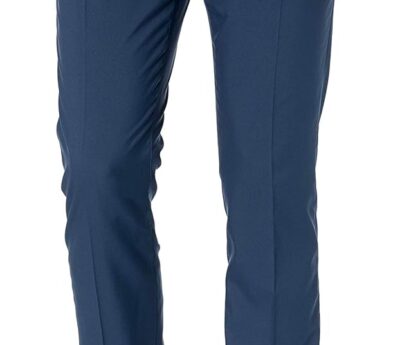 Perry Ellis Men’s Very Slim Fit Solid Tech Portfolio Dress Pants (Waist Size 28-38 Big & Tall), Black, 28W x 30L