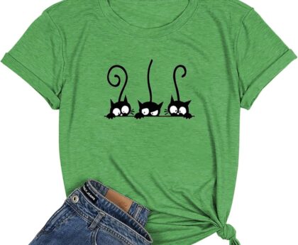 NIUBIA Women’s T Shirts Summer Tops Simple Heart Graphic Shirts Sayings Short Sleeve Vacation Casual Blouse Thankful Tee