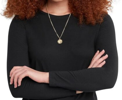 Hanes Womens Originals Long Sleeve Cotton T-Shirt, Lightweight Crewneck Tee, Modern Fit