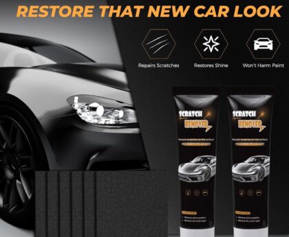 MALOK Car Scratch Remover Upgrade Magic Nano Sparkle Cleaning Cloth for Minor Car Paint Scratch