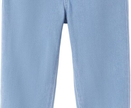 PATPAT Boys Jeans Size 4-14 Years Relaxed Fit Jogger Jeans with Pockets Ultra Stretchy Sweatpant