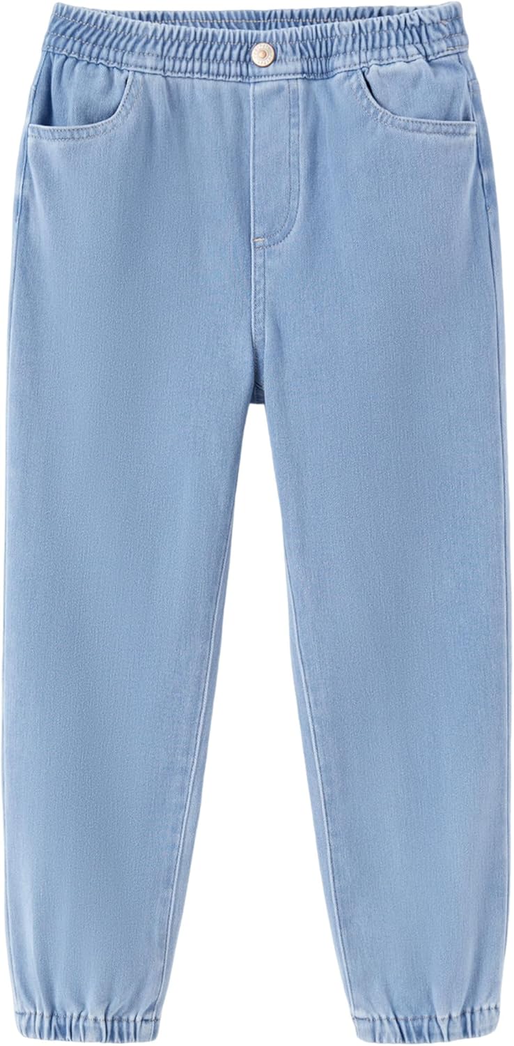 PATPAT Boys Jeans Size 4-14 Years Relaxed Fit Jogger Jeans with Pockets Ultra Stretchy Sweatpant