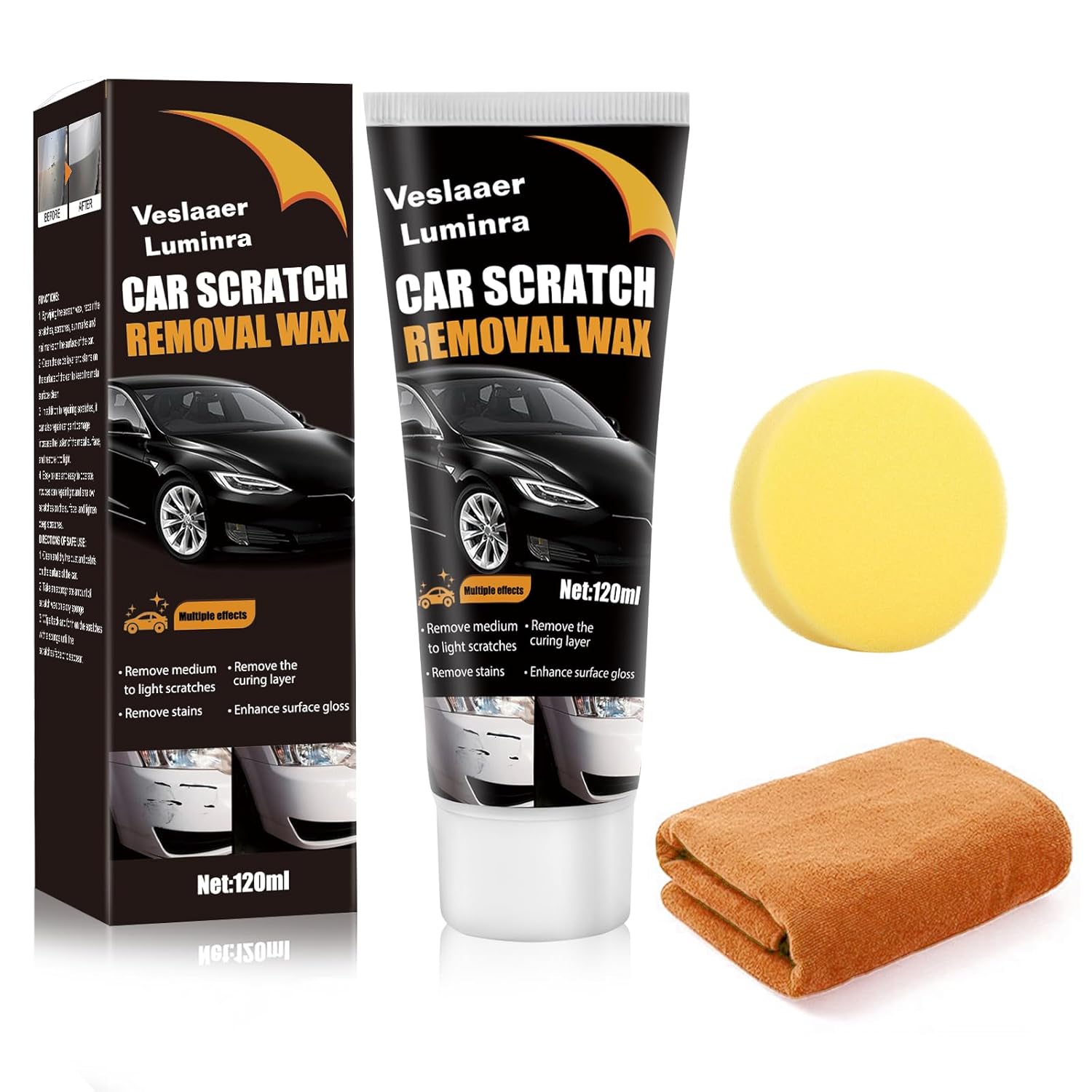 2026 New Upgraded Erase Car Scratch Remover for Deep Scratches, Car Paint Scratch Remover for Vehicles, Car Scratch Repair Kit, Cars Paint Scratch Repair (1)