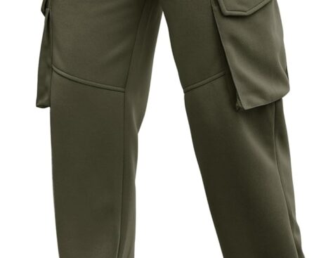 Men Cargo Pockets Joggers Athletic Sport Elastic Waist Sweatpant(S-2XL)