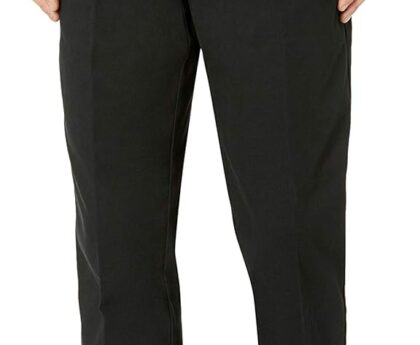 Amazon Essentials Men’s Classic-Fit Wrinkle-Resistant Pleated Chino Pant (Available in Big & Tall)
