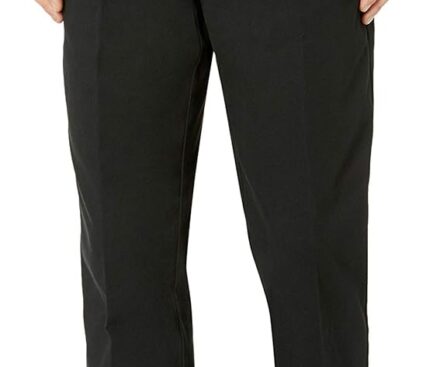 Amazon Essentials Men’s Classic-Fit Wrinkle-Resistant Pleated Chino Pant (Available in Big & Tall)