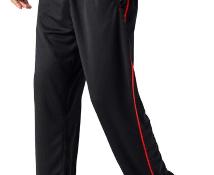 MAGNIVIT Men’s Lightweight Sweatpants Loose Fit Open Bottom Mesh Athletic Pants with Zipper Pockets