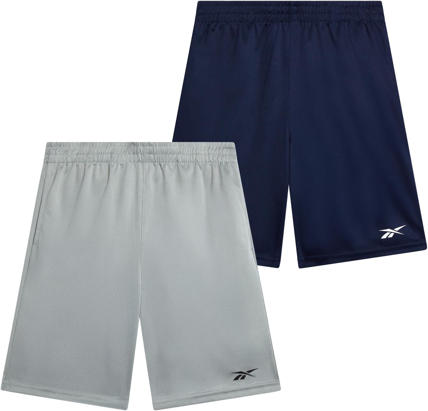 Reebok Boys Basketball Shorts 2 Pack – Mesh Athletic Shorts for Boys, Gym Shorts for Basketball, Running, and Everyday Play
