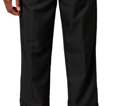 Amazon Essentials Men’s Classic-Fit Expandable-Waist Pleated Dress Pant