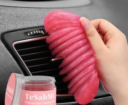 Car Cleaning Gel Car Cleaning Putty Car Putty Car Interior Cleaner Car Slime Car Detailing Kit Car Accessories White Elephant Gifts for Men Women Teens Adults Christmas Stocking Stuffers Pink
