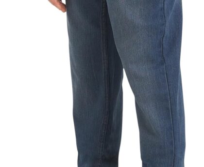 Lee Boys’ 5 Pocket Straight Fit Stretch Waist Denim Jeans