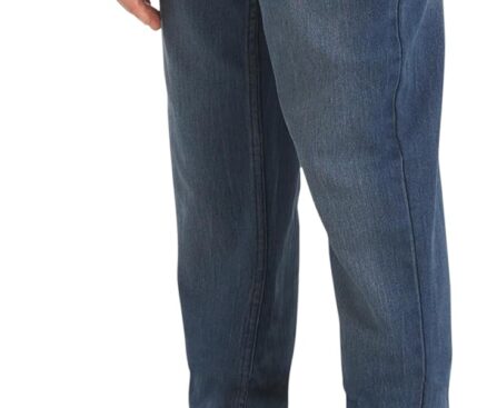 Lee Boys’ 5 Pocket Straight Fit Stretch Waist Denim Jeans