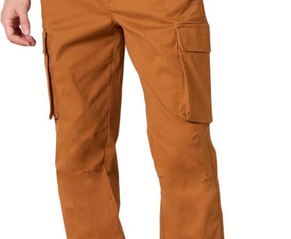 Amazon Essentials Mens Drawstring-Waist Regular-Fit Cargo Jogger