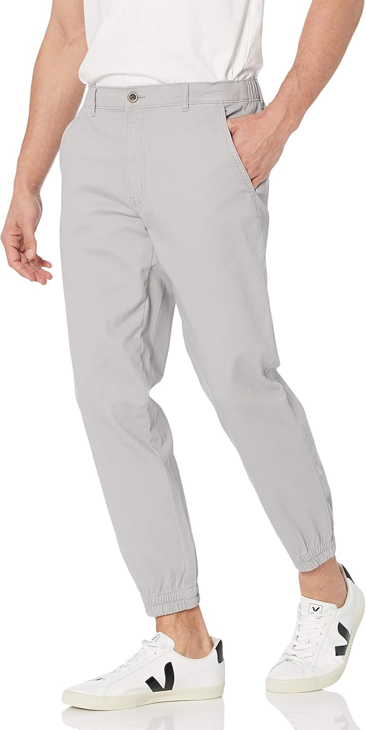 Amazon Essentials mens Straight-Fit Chino Jogger Pant