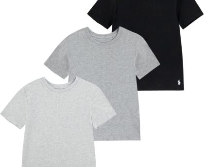 POLO RALPH LAUREN Boys’ Multi-Pack Short Sleeve Undershirt