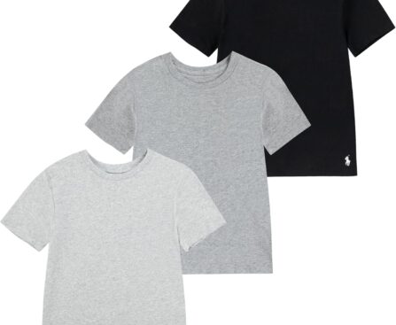 POLO RALPH LAUREN Boys’ Multi-Pack Short Sleeve Undershirt