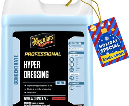 Meguiar’s D17001 Hyper Dressing – 1 Gallon – Give Your Car’s Trim Pieces the Best Shine & Gloss