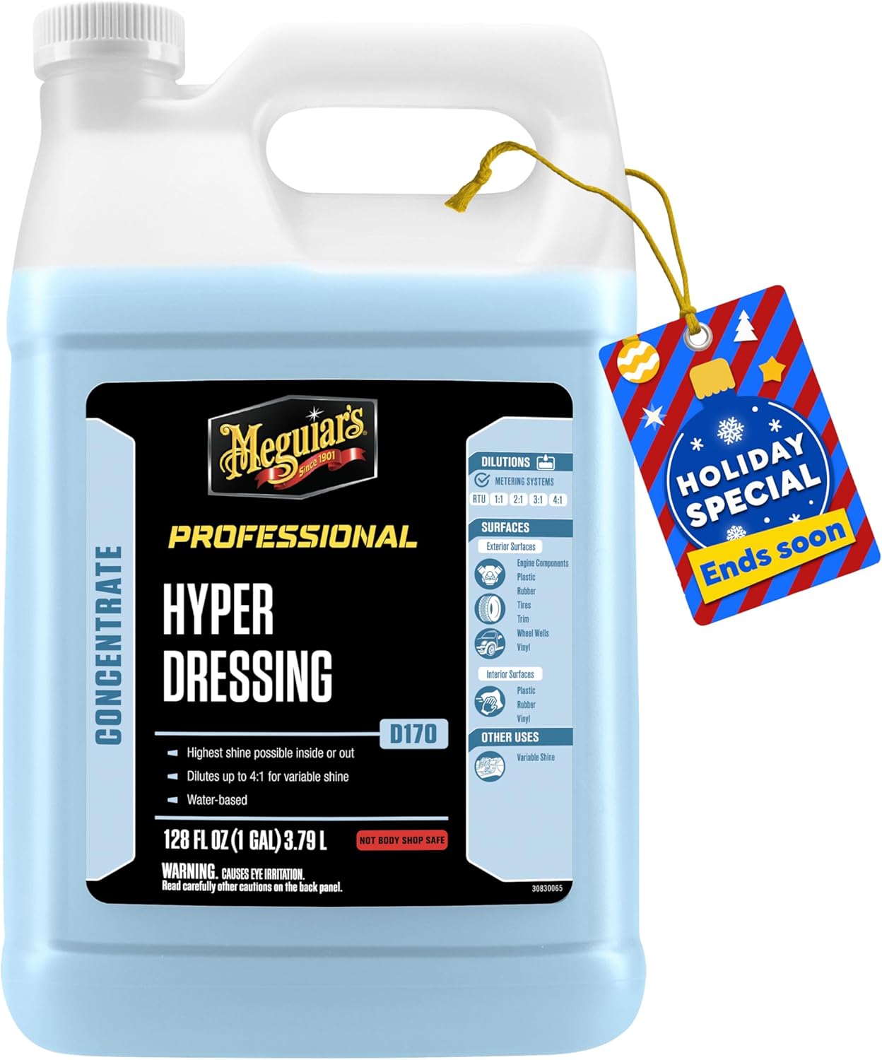 Meguiar’s D17001 Hyper Dressing – 1 Gallon – Give Your Car’s Trim Pieces the Best Shine & Gloss