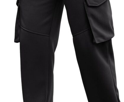 Men Cargo Pockets Joggers Athletic Sport Elastic Waist Sweatpant(S-2XL)