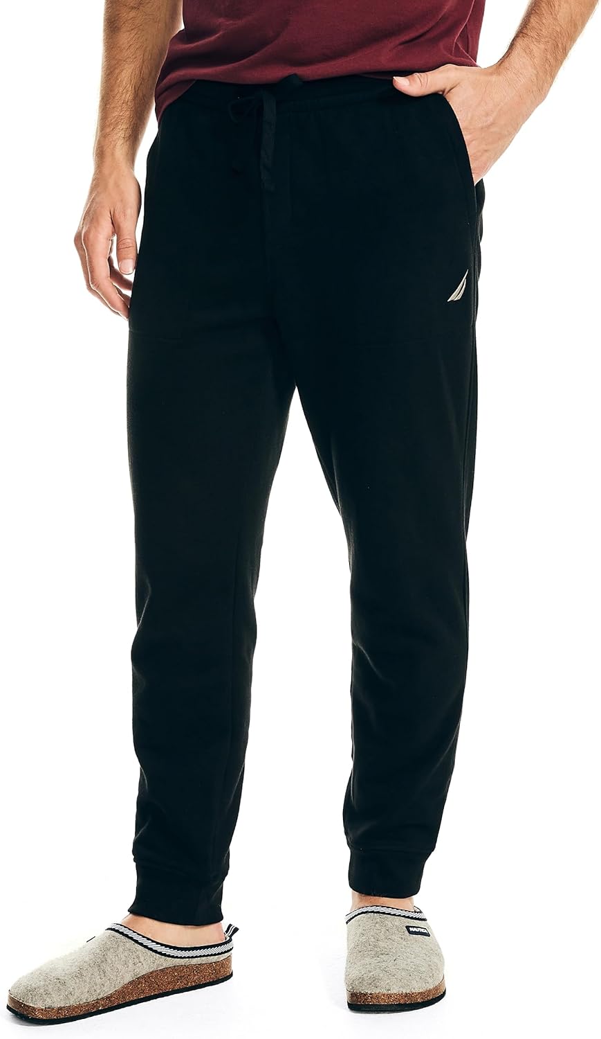 Nautica Men’s Anchor Fleece Basic Joggers