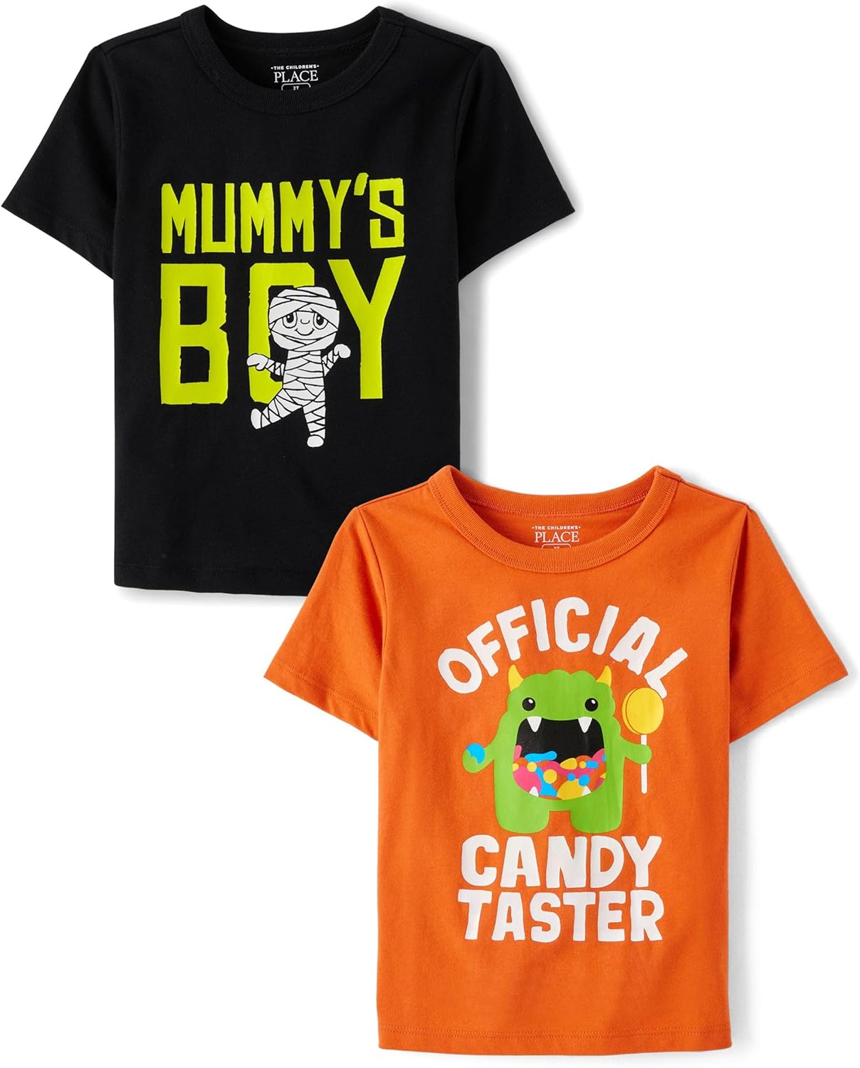 The Children’s Place Baby-Boys and Toddler All Holidays,Birthdays Short Sleeve Graphic T-Shirts,2 Pack