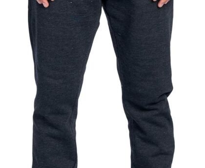 PROGO USA Men’s Joggers Sweatpants Basic Fleece Marled Jogger Pant Elastic Waist