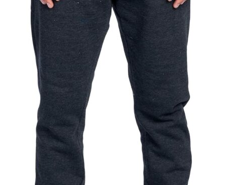 PROGO USA Men’s Joggers Sweatpants Basic Fleece Marled Jogger Pant Elastic Waist